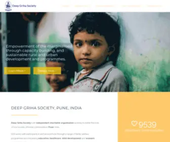 Deepgriha.org(Independent Charitable Organisation) Screenshot