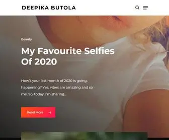 Deepikabutola.com(Deepika Butola) Screenshot