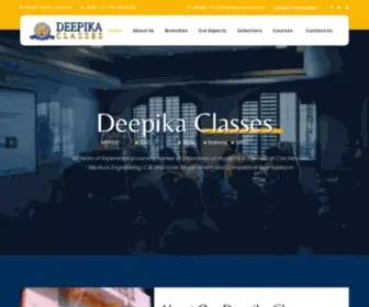 Deepikaclasses.com(Deepika Classes) Screenshot