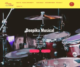 Deepikamusical.com(Deepika Musical Best Musical Instruments Store Music Books for Piano Beginners in Gurgaon Music Examinations Books in Gurgaon Sohna Road) Screenshot