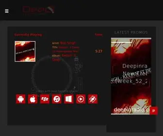Deepinradio.com(Deep House Radio) Screenshot
