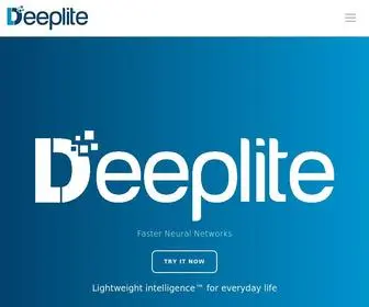 Deeplite.ai(AI-Driven Deep Neural Network Optimizer) Screenshot