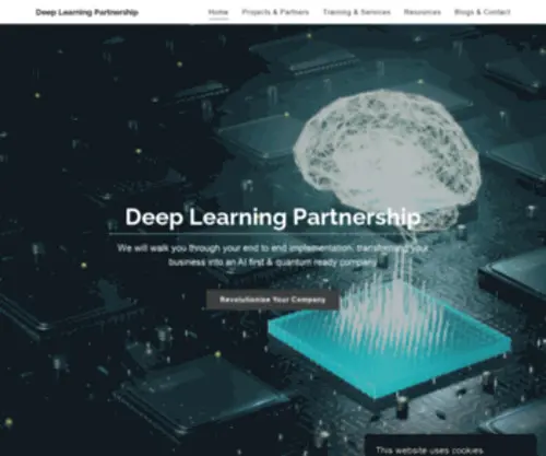 Deeplp.com(AI Implementation & Training) Screenshot