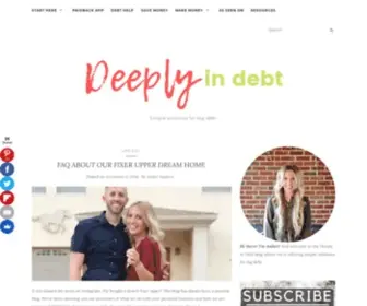 Deeplyindebt.com(Simple solutions for big debt) Screenshot