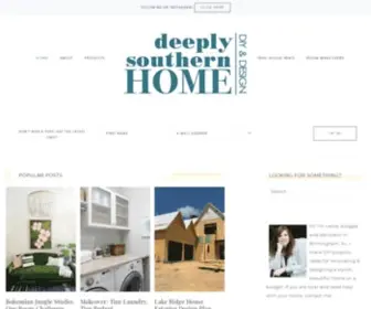 Deeplysouthernhome.com(Deeply Southern Home DIY & Design) Screenshot