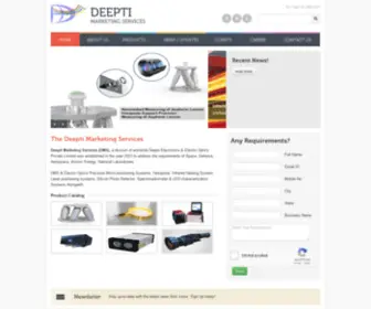 Deepms.com(Deepti Marketing Services) Screenshot