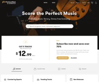 Deepmusic.net(Curated Royalty) Screenshot