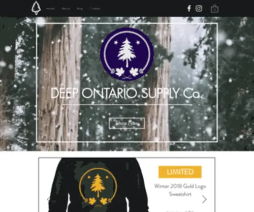 Deepontario.com(Deep Ontario Supply Co) Screenshot