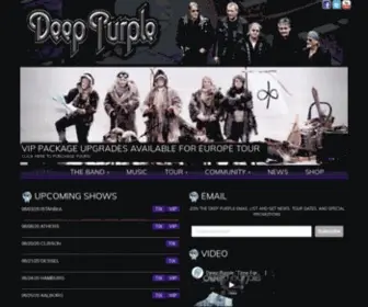 Deeppurple.com(Deep Purple Store) Screenshot