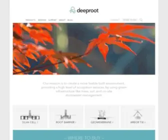Deeproot.com(Our mission) Screenshot