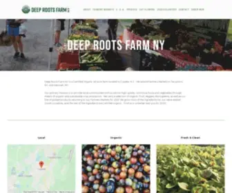 Deeprootsfarmny.com(Deep Roots Farm NY) Screenshot