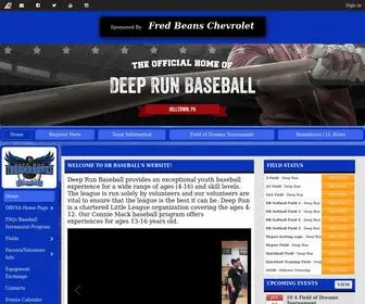 Deeprunbaseball.org(Deep Run Little League) Screenshot