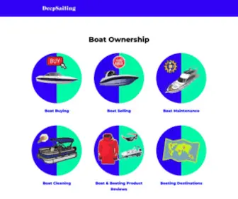 Deepsailing.com(Boat Ownership Made Easy) Screenshot