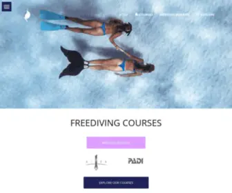 Deepseabonaire.com(Freediving Courses in the Caribbean) Screenshot