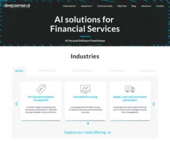 Deepsense.ai(Artificial Intelligence Development Company) Screenshot