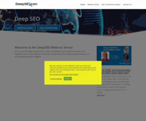 Deepseoconference.com(DeepSEO Conference) Screenshot