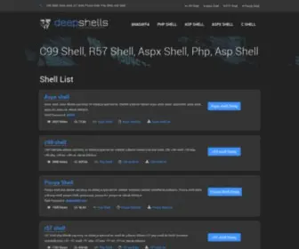 Deepshells.com(C99 Shell) Screenshot