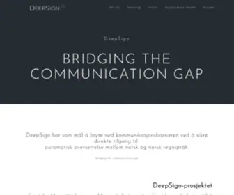 Deepsign.no(DeepSign) Screenshot