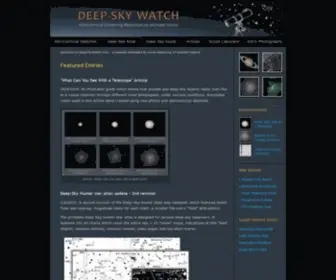 Deepskywatch.com(Deep Sky Watch) Screenshot