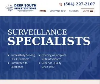Deepsouthinvestigations.com(Deep South Investigations) Screenshot