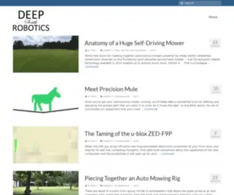 Deepsouthrobotics.com(A Gentle Introduction to the Future) Screenshot