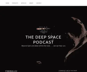 Deepspacepod.com(The Deep Space Podcast) Screenshot