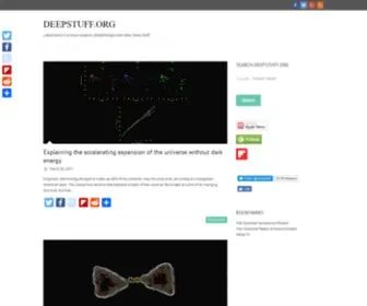 Deepstuff.org(Breakthroughs and other Deep Stuff) Screenshot