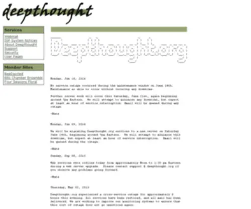 Deepthought.org(Deepthought) Screenshot