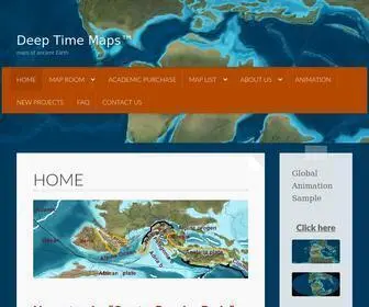 Deeptimemaps.com(Maps of ancient Earth) Screenshot
