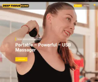 Deeptissueguns.com(Deep Tissue Massage Guns) Screenshot