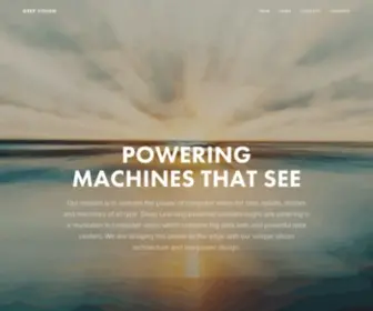 DeepVision.io(Powering AI Innovation at the Edge) Screenshot