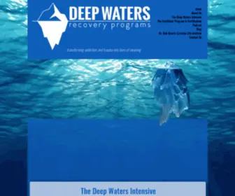 Deepwatersrecovery.com(Therapy groups for trauma and addiction) Screenshot