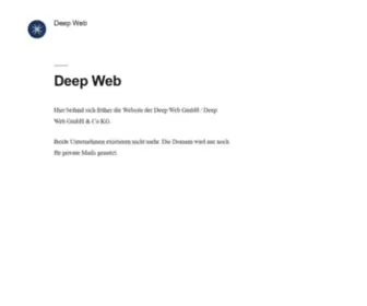 Deepweb.de(Deep Web) Screenshot