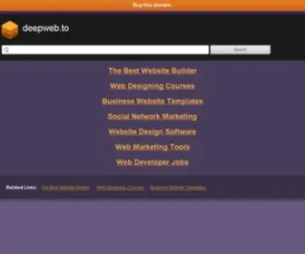 Deepweb.to(Теневой рынок Deep Web) Screenshot