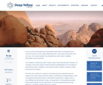 Deepyellow.com.au(Deep Yellow Limited) Screenshot