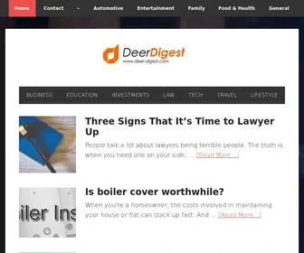 Deer-Digest.com(Automotive) Screenshot