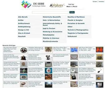 Deerbe.com(Welt Der Antiquitaten) Screenshot