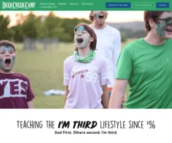 Deercreekcamp.com(Christian Summer Camps in Texas) Screenshot