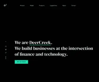 Deercreek.io(DeerCreek Fintech Innovation) Screenshot