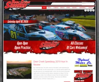 Deercreekspeedway.com(Deer Creek Speedway) Screenshot