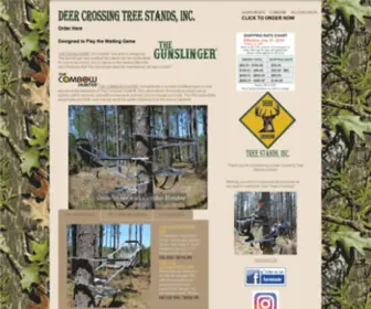 Deercrossingtreestands.com(Deer Crossing Tree Stands) Screenshot