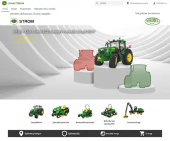 Deere.cz(John Deere CZ) Screenshot