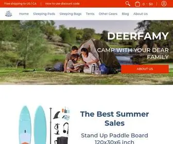 Deerfamy.com(DEERFAMY Outdoor Life) Screenshot