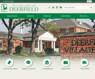 Deerfield-IL.org(Deerfield IL) Screenshot