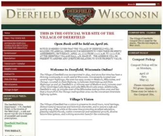 Deerfieldwi.com(WI ) Screenshot
