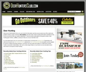 Deerhuntersclub.com(Deer Hunters Club) Screenshot