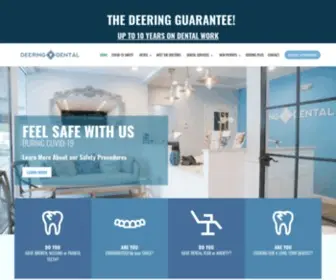 Deering-Dental.com(Deering Dental) Screenshot