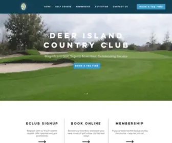 Deerislandcc.com(Deer Island) Screenshot