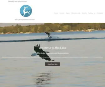 Deerlakewi.com(Deer Lake Improvement Association) Screenshot