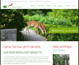 Deernono.com(Natural Deer Repellent) Screenshot